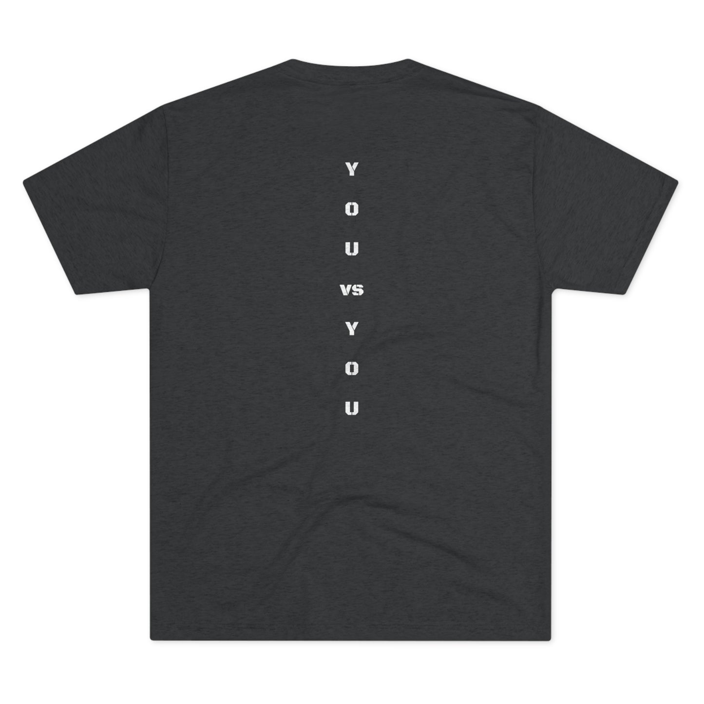 YOU VS YOU TRI-BLEND VINTAGE TEE BLACK