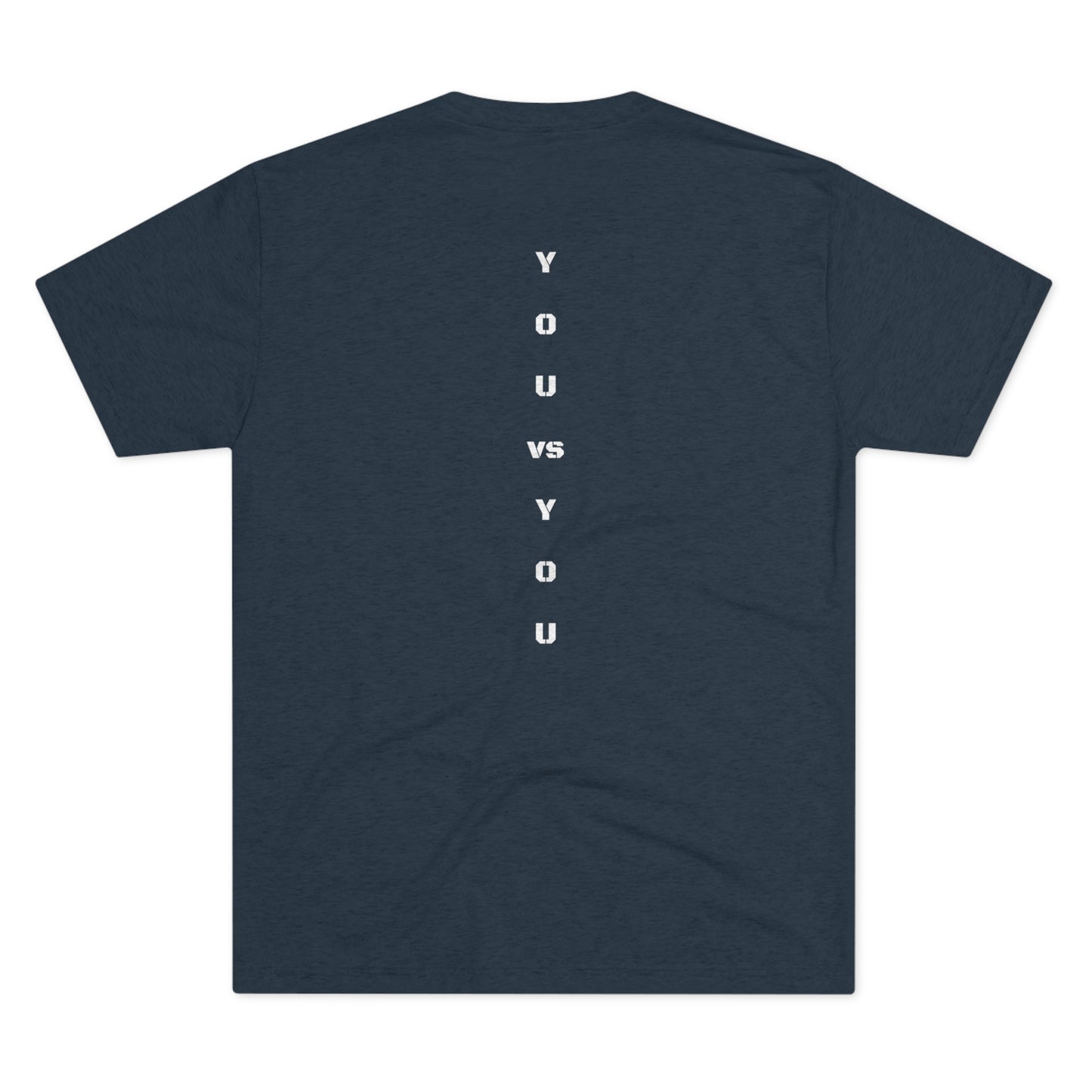 YOU VS YOU TRI-BLEND VINTAGE TEE NAVY