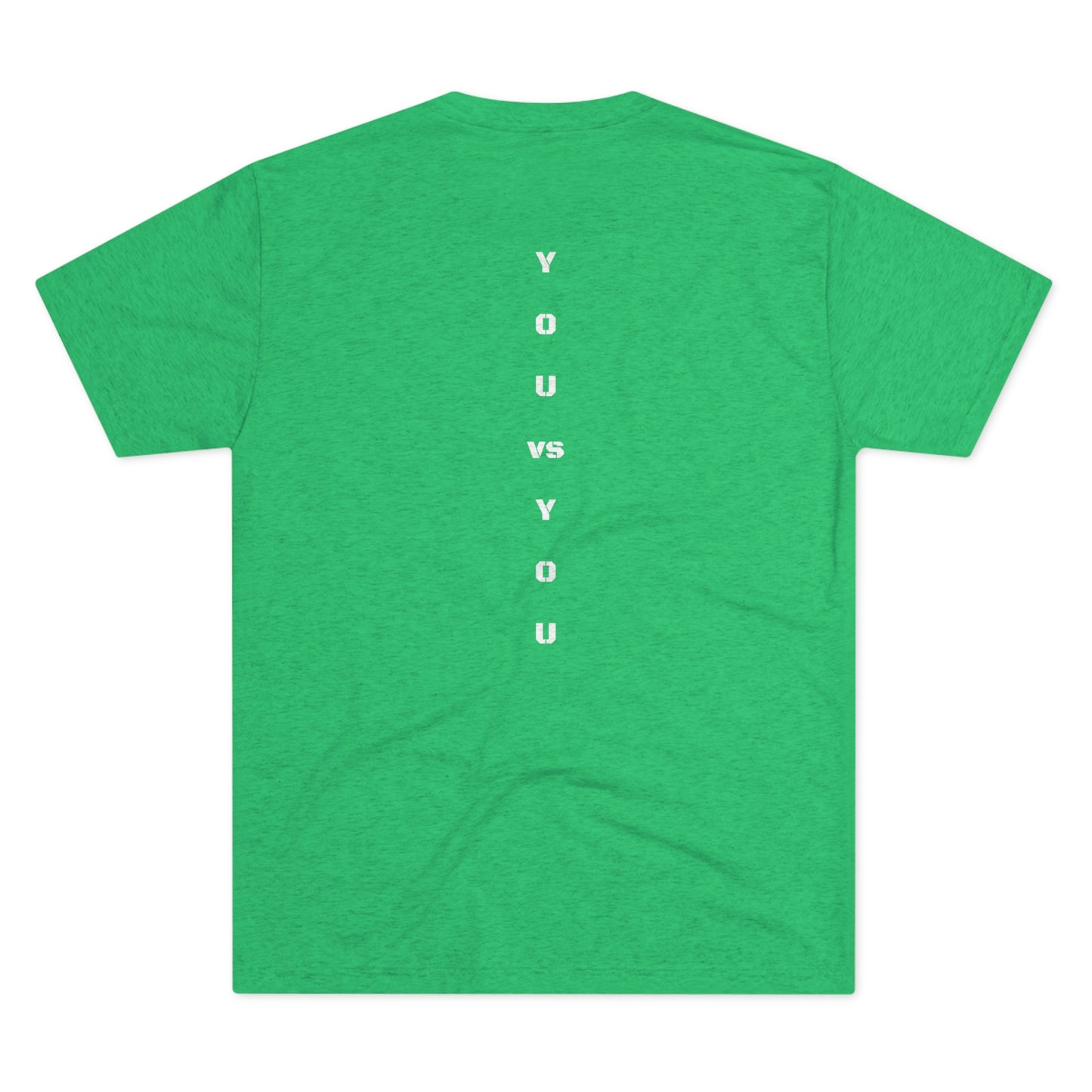 YOU VS YOU TRI-BLEND VINTAGE TEE KELLY GREEN