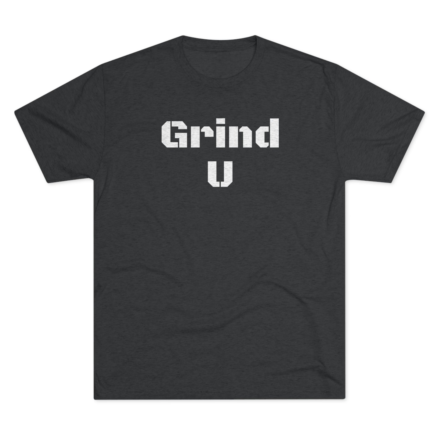 GRIND U ALTERNATE TRI-BLEND VINTAGE TEE BLACK