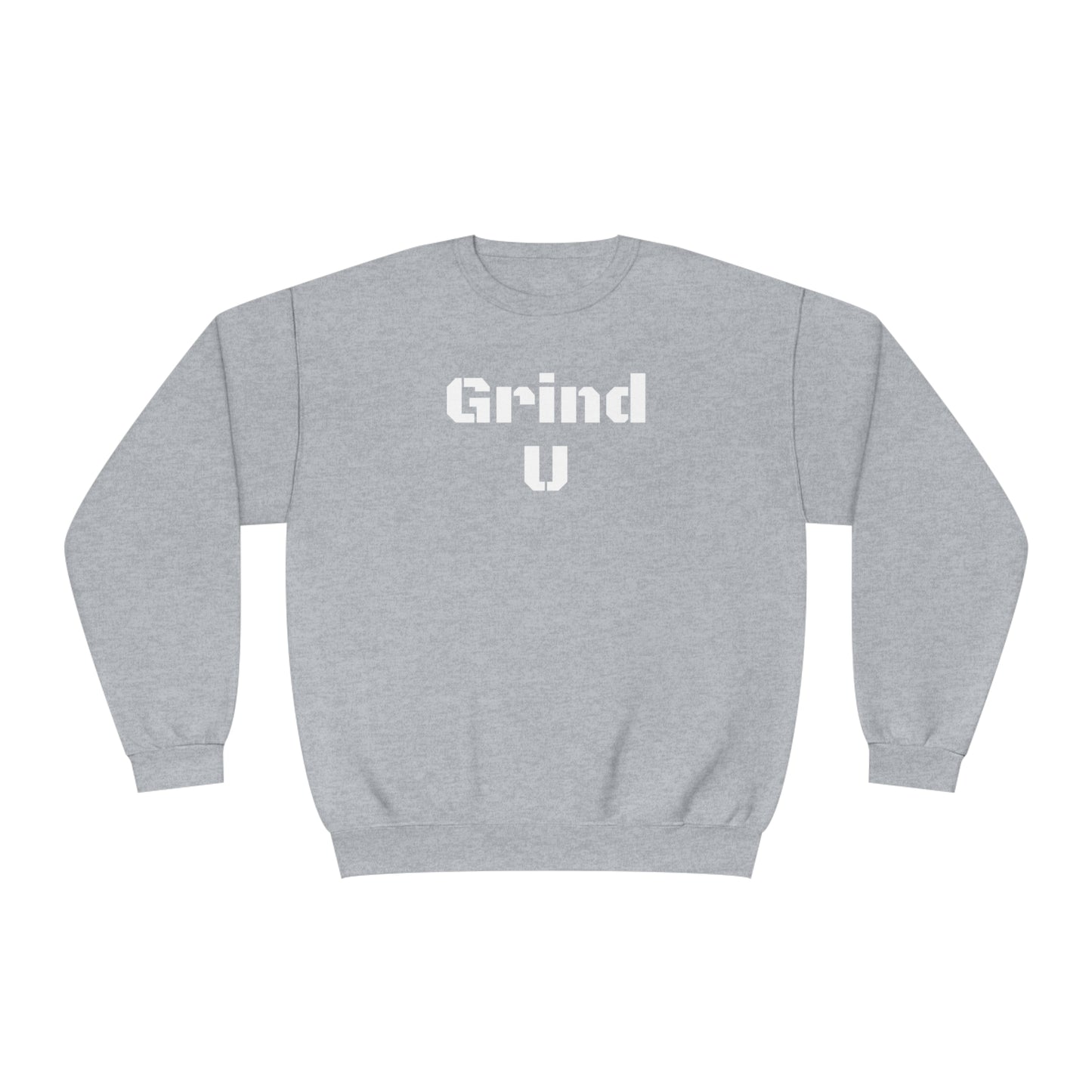 GRIND U CREWNECK ATHLETIC HEATHER